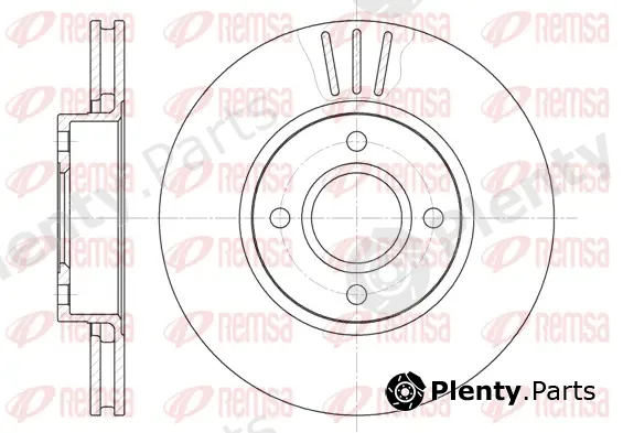 Kawe 646910 — Brake Disc