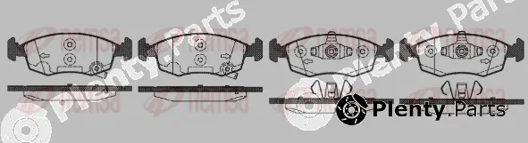Kawe 017250 — Brake Pad Set, disc brake