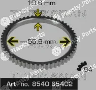 Kawe 854065402 — Sensor Ring, ABS