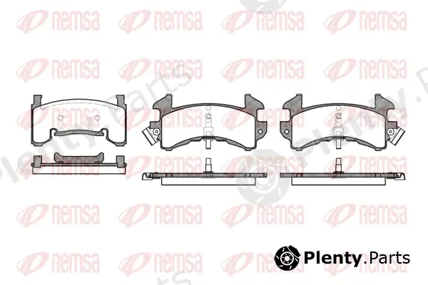 Kawe 051500 — Brake Pad Set, disc brake