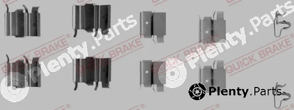 Kawe 109-1240 — Accessory Kit, disc brake pad