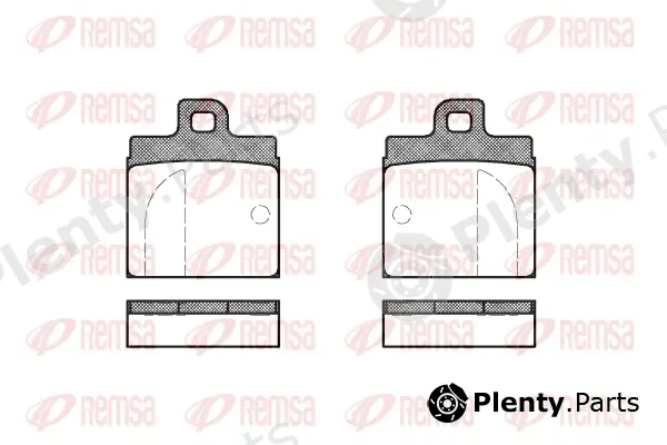 Kawe 000400 — Brake Pad Set, disc brake