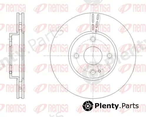 Kawe 6165910 — Brake Disc