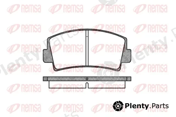 Kawe 007800 — Brake Pad Set, disc brake