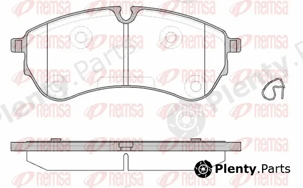 Kawe 183000 — Brake Pad Set, disc brake