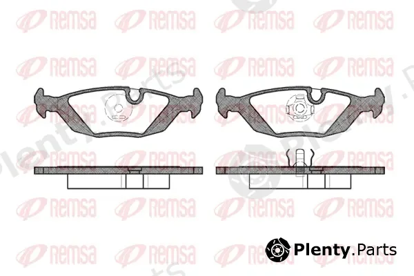 Kawe 015500 — Brake Pad Set, disc brake