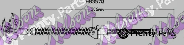 Kawe H8357Q — Brake Hose
