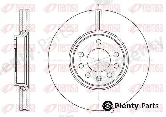 Kawe 668710 — Brake Disc