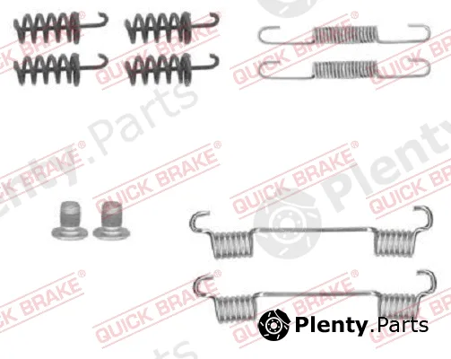 Kawe 105-0874 — Accessory Kit, parking brake shoes