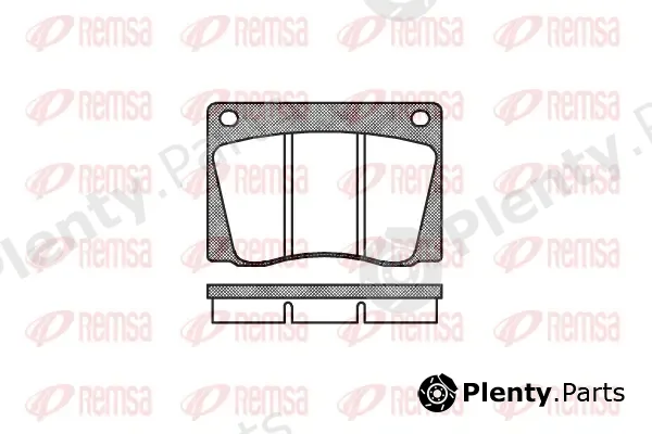 Kawe 003700 — Brake Pad Set, disc brake