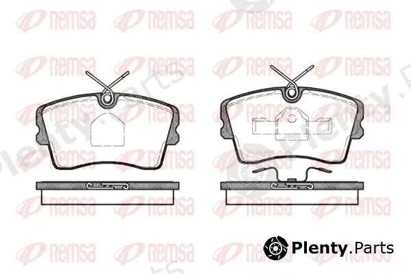Kawe 017310 — Brake Pad Set, disc brake
