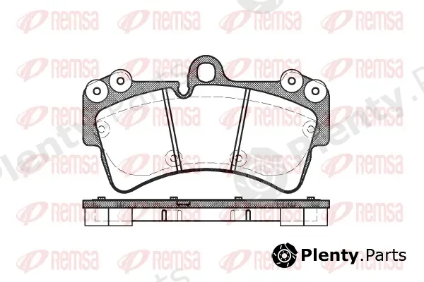 Kawe 099500 — Brake Pad Set, disc brake