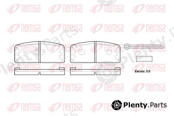 Kawe 002000 — Brake Pad Set, disc brake