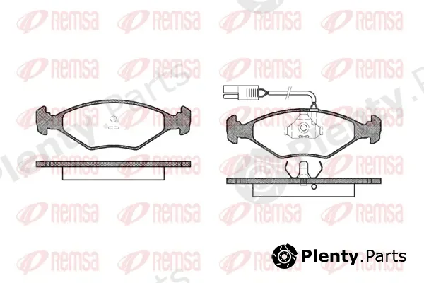 Kawe 028102 — Brake Pad Set, disc brake