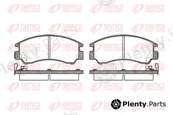 Kawe 019104 — Brake Pad Set, disc brake
