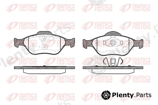 Kawe 076600 — Brake Pad Set, disc brake
