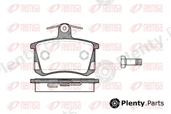 Kawe 013540 — Brake Pad Set, disc brake
