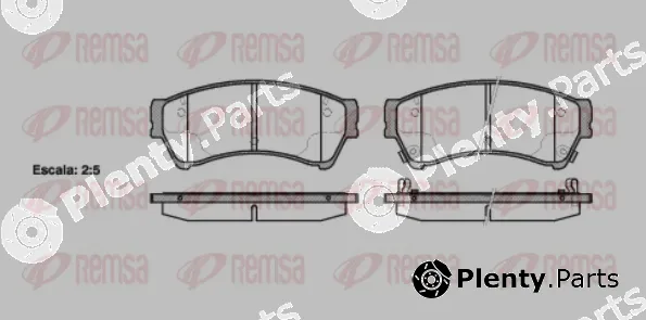 Kawe 119602 — Brake Pad Set, disc brake