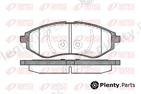 Kawe 098600 — Brake Pad Set, disc brake
