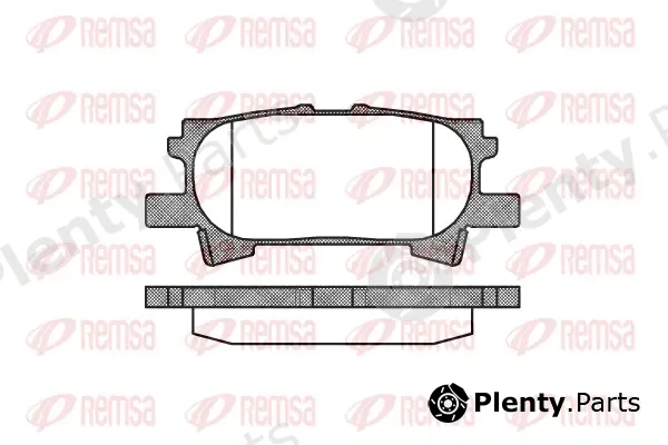 Kawe 104000 — Brake Pad Set, disc brake