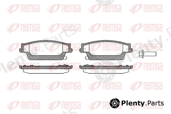 Kawe 108704 — Brake Pad Set, disc brake