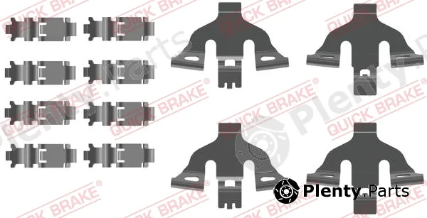 Kawe 109-0093 — Accessory Kit, disc brake pad