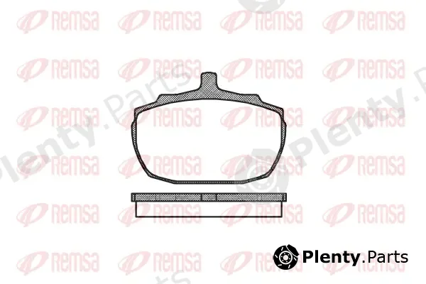 Kawe 005700 — Brake Pad Set, disc brake