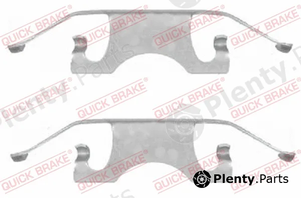 Kawe 109-1640 — Accessory Kit, disc brake pad
