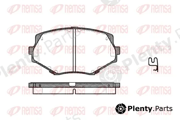 Kawe 047802 — Brake Pad Set, disc brake