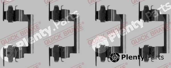 Kawe 109-1236 — Accessory Kit, disc brake pad