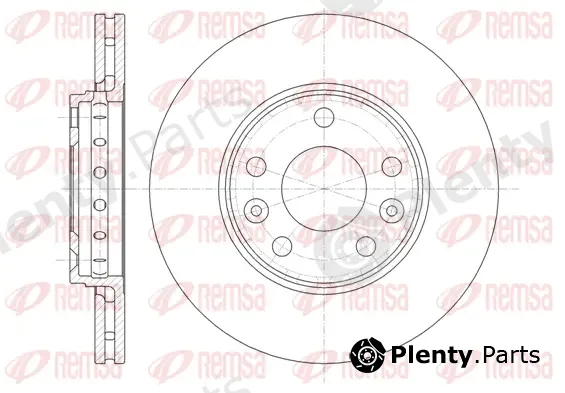 Kawe 6134610 — Brake Disc
