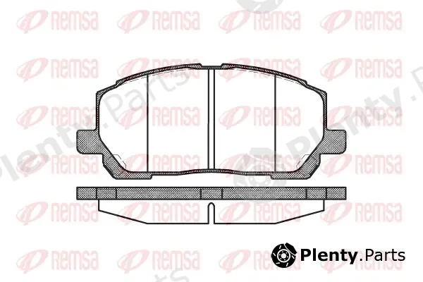 Kawe 085500 — Brake Pad Set, disc brake