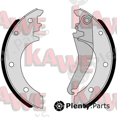 Kawe 01052 — Brake Shoe Set, parking brake