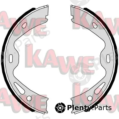 Kawe 01119 — Brake Shoe Set, parking brake