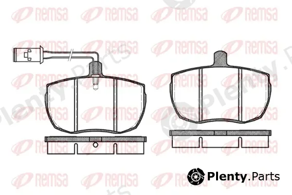 Kawe 005611 — Brake Pad Set, disc brake