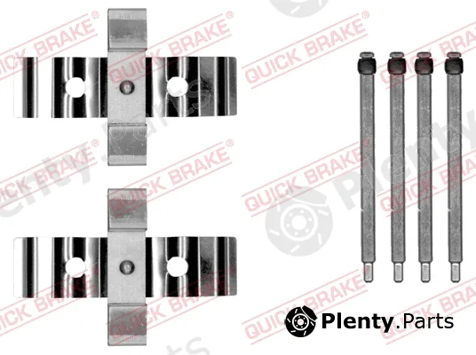 Kawe 109-0054 — Accessory Kit, disc brake pad