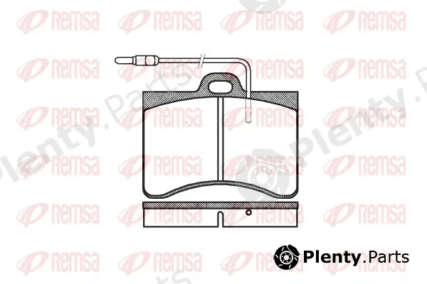 Kawe 008604 — Brake Pad Set, disc brake