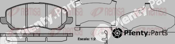 Kawe 080431 — Brake Pad Set, disc brake