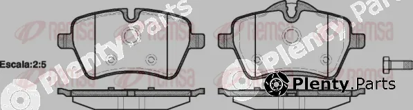 Kawe 127700 — Brake Pad Set, disc brake