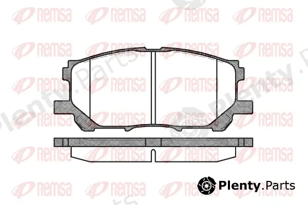 Kawe 103900 — Brake Pad Set, disc brake