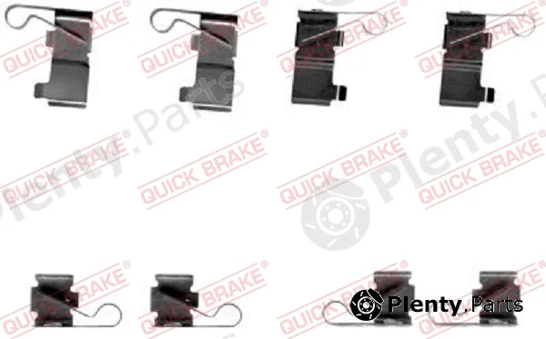 Kawe 109-1699 — Accessory Kit, disc brake pad