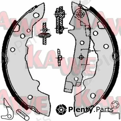 Kawe 04321 — Brake Shoe Set
