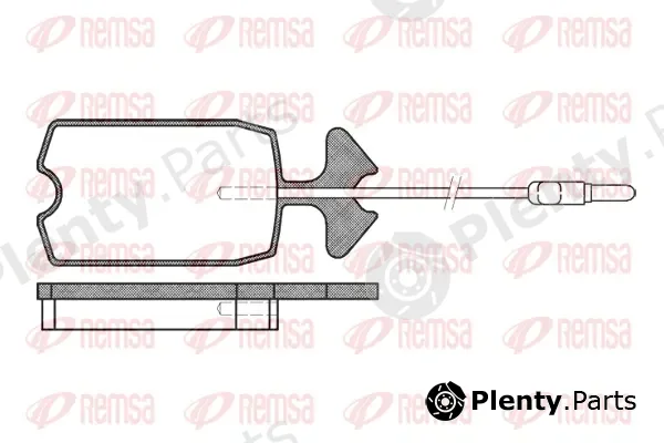 Kawe 003414 — Brake Pad Set, disc brake