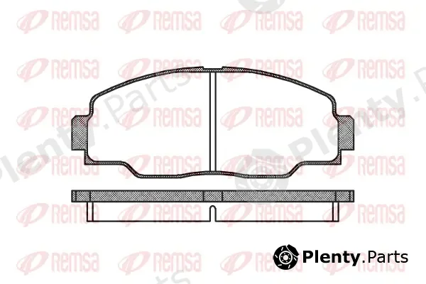Kawe 030800 — Brake Pad Set, disc brake