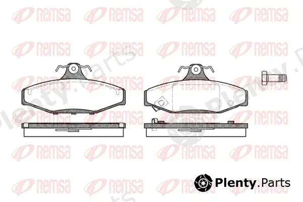 Kawe 033512 — Brake Pad Set, disc brake