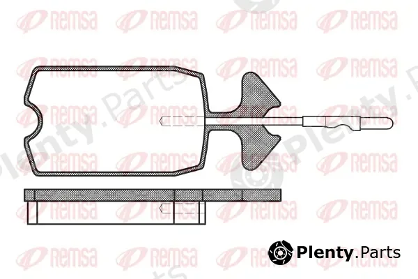 Kawe 003404 — Brake Pad Set, disc brake
