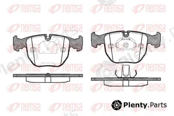 Kawe 059600 — Brake Pad Set, disc brake