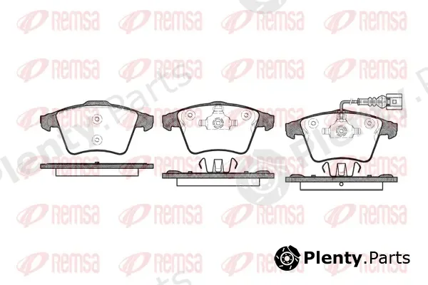 Kawe 104501 — Brake Pad Set, disc brake