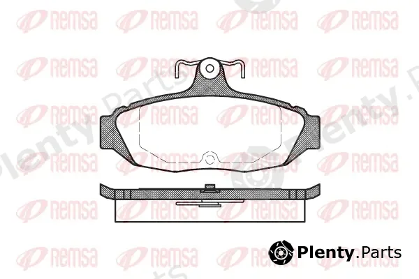 Kawe 052800 — Brake Pad Set, disc brake