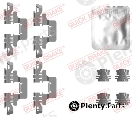 Kawe 109-0128 — Accessory Kit, disc brake pad